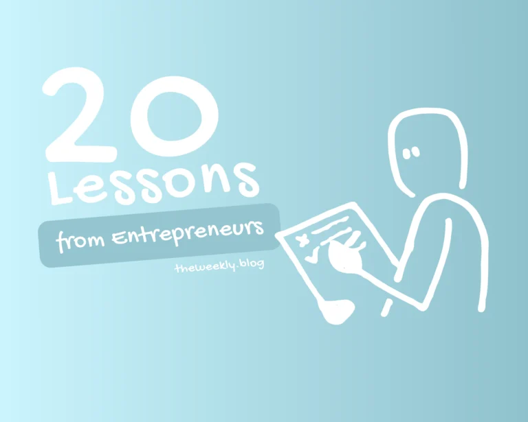 20 Lessons To Know Before You Start a Business